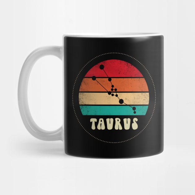 Taurus Retro Sunset by Darkstar Designs